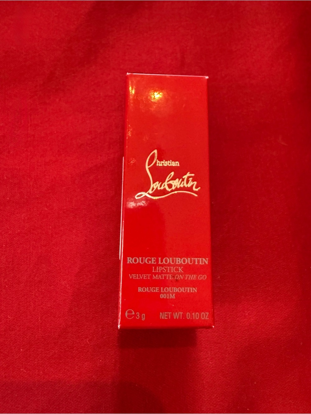 Christian Louboutin Rouge Louboutin Velvet Matte Lipstick - Red 3g NIB